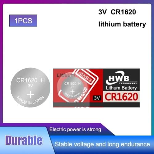 Hot sale 1pcs For Maxell cr1620 cr 1620 3v button battery coin battery ECR1620 DL1620 5009LC KCR1620 BR1620 LM1620