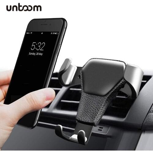 Gravity Car Phone Holder for iPhone X Xs Xr 8 7 Plus Car Air Vent Mount Stand No Magnetic Mobile Phone Holder for Samsung Xiaomi