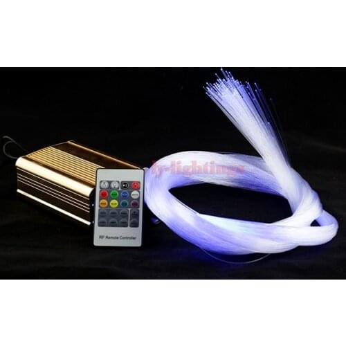 Personal path/wall/floor/stairs/ceiling light star fiber optic lights 25w wireless color change optical fiber lamp for decor