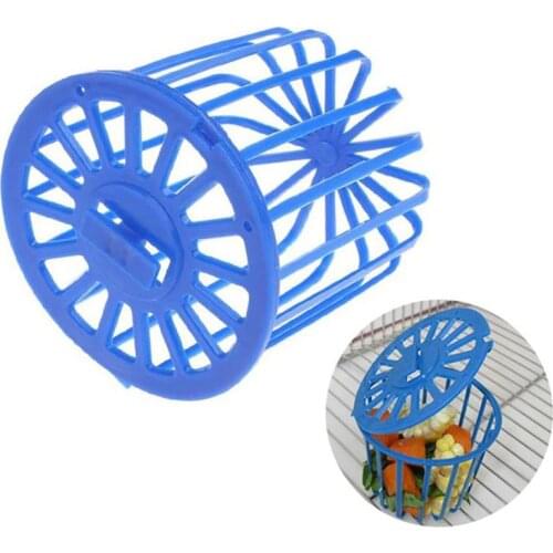 1pc Creative Multi-Purpose Cage Hanging Toys Bird Fruit Vegetable Feeder Basket Parrot Feeder Pet Feeding Supplies