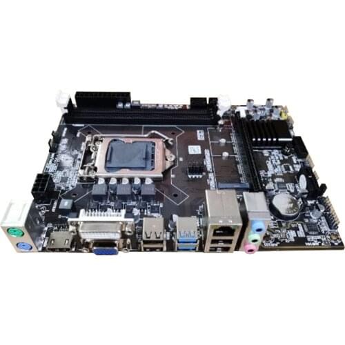 H81/B85 Motherboard for LGA 1150 i3 i5 i7 E3 DDR3 1333/1600MHz 16GB M.2 SATA3 USB3.0 VGA DVI Mainboard
