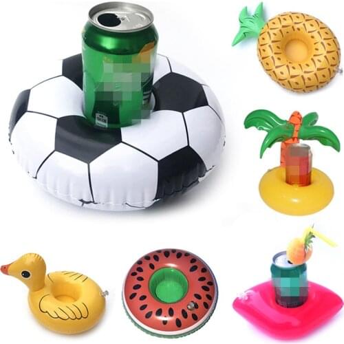 Mini Floating Cup Holder Pool Swimming Water Toys Party Beverage Boats Baby Pool Toys Inflatable Drink Holder