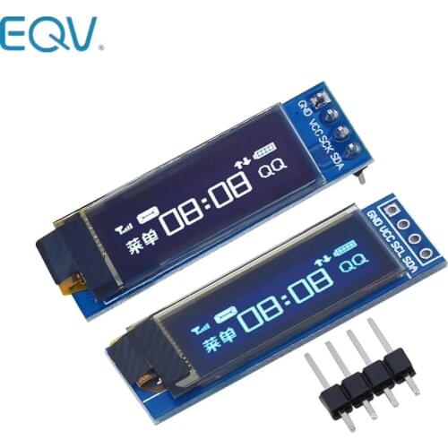 WAVGAT 0.91 inch OLED module 0.91" white OLED 128X32 OLED LCD LED Display Module 0.91" IIC Communicate