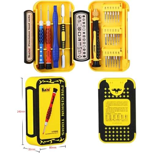 Kaisi 24 in 1 Professional Digital Precision Screwdriver Sets Mobile Phone Repair Tools For iPhone 4s,5s,6s Laptop Computer
