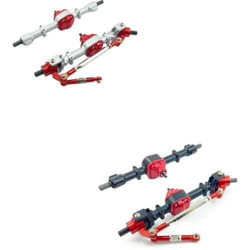 RC Car Front & Rear Complete Axle for MN D90 D91 D96 D99S MN90 MN96 MN99 MN99S 1/12 RC Car Upgrade Parts