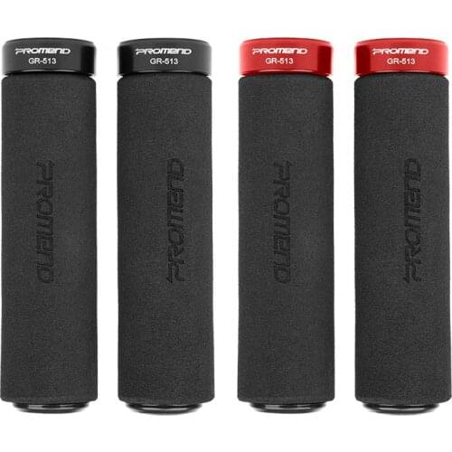Promend GR513 Sponge Foam City Mountain Bike Scooter MTB Bicycle Handlebar Cover Handle Grips Bar Ends Non-Slip Aluminum Lock