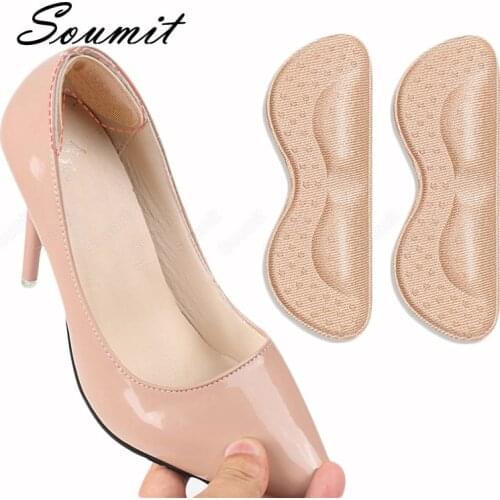 Women Heels Insoles Pads for High Heel Shoes Self-Adhesive Liner Grip Foot Protector Stickers Feet Pain Relief Care Inserts Pad