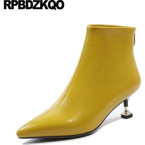 Metal Heel Boots Fur Yellow Crossdresser High Brand Stiletto Big Size 10 Shoes Plus Pointed Toe Women Booties 11 2021 Winter New