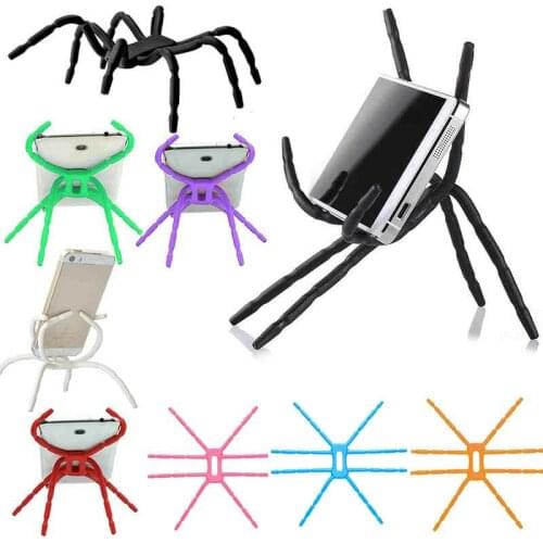 Universal Spider Phone Tablet Stand Holder For IPhone Samsung Huawei Adjustable Grip Car Desk Phone Kickstands Mount Support