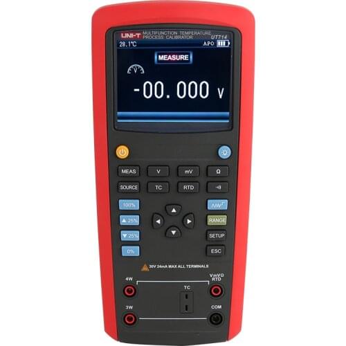 UT714 Multifunction Temperature Process Calibrator Thermocouple RTD,Voltage/Ohm Test Calibration,Sensors/Transmitters Testing