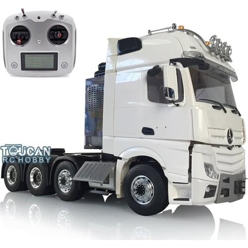 1/14 LESU Metal Chassis Hercules Cabin for DIY Actros RC Tractor Truck W/ Radio Motor Light THZH0727-SMT3