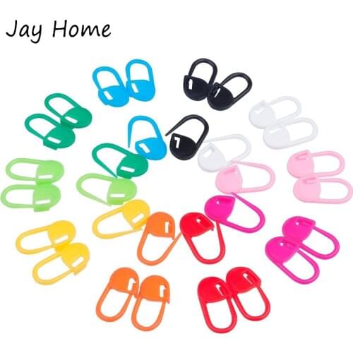 10-100PCS Crochet Stitch Markers Colorful Locking Stitch Markers Knitting Counters Crochet Clips for DIY Weaving Knitting Craft