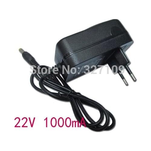 AC Converter Adapter DC 22V 1A Power Supply Charger 5.5mm x 2.1mm 1000mA EU US UK PLUG