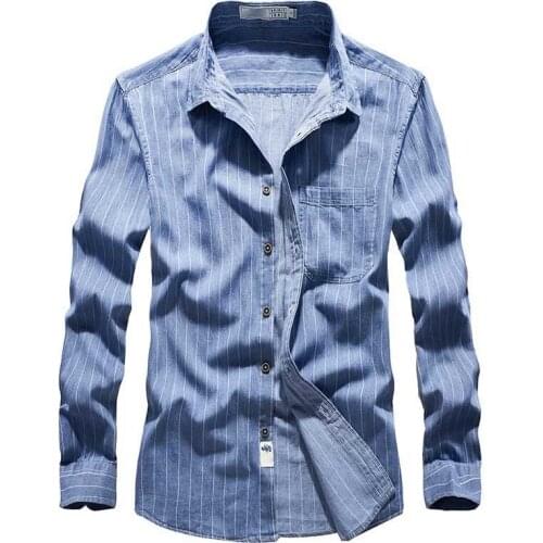 Мужские полосатые рубашки ANPOETCHY China At AliExpress