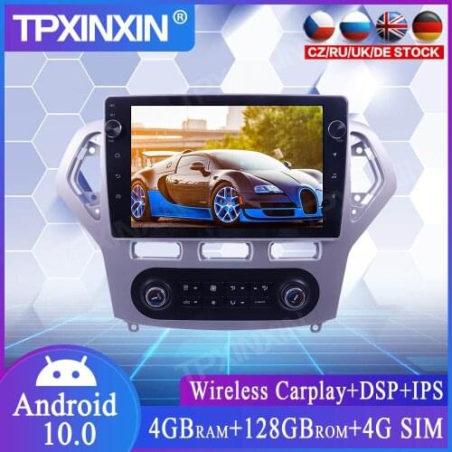 For Ford mondeo MK4 2007-2010 Android Car Stereo With Screen Car Multimedia Stereo Player Headunit Audio Radio GPS Navigtion