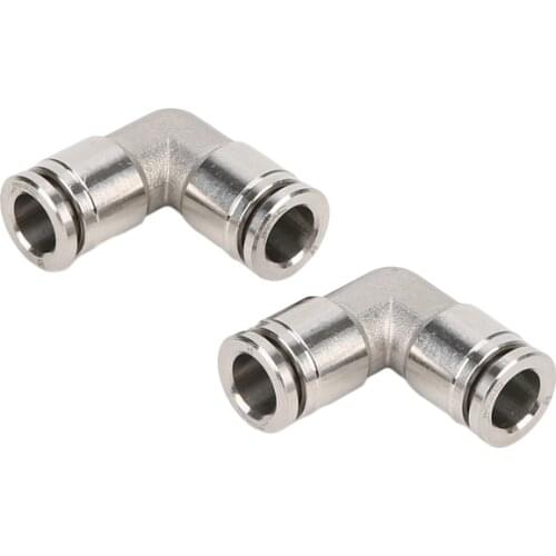 304 Stainless Steel Quick Connector 90 Degree Right Angle Connector PV4mm 6mm 8mm 10mm 12mm 14mm 16mm