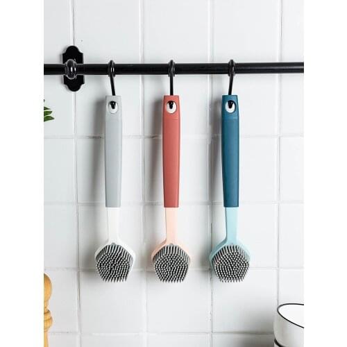 Household Kitchen Shank Cleaning Dishwashing Brush xi guo shua Not Contaminated with Oil Cleaning Brush Stainbrush