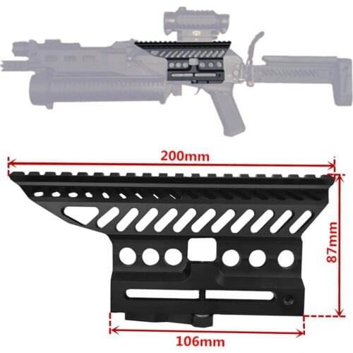 FIRECULB Russian ak AK47 74 47 B-13 CNC Aluminium 20mm M47 qd Side Rail Red Dot Scope Mount Base Picatinny Hunting