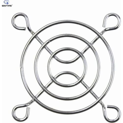 Gdstime 2 Pieces 5cm Iron Net 50mm Computer PC Case Fan Grill Protector High Quality Metal Finger Guard Cover