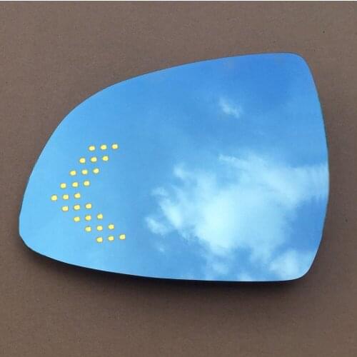 Multi-curvature blue wide angle led turn signals heat demist door rear view rearview mirror for BMW X5 X6 F15 F16 exterior parts