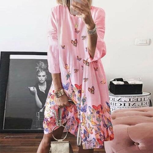 HUGWISER Long Summer Dresses