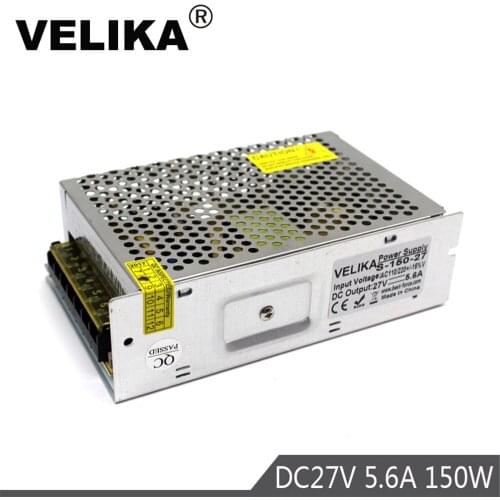 Single Output Switching power supply 150W 27V 5.6A Driver Transformers AC110V 220V TO DC27V SMPS for Led Lamp CCTV 3D Printer