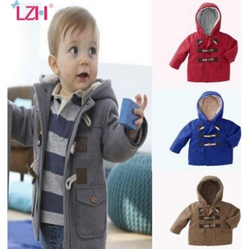 LZH Baby Boys Jacket 2021 Autumn Winter Jacket For Boy Coat Kids Hooded Outerwear Coat For Boys Clothes Children Jacket 2-5 Year