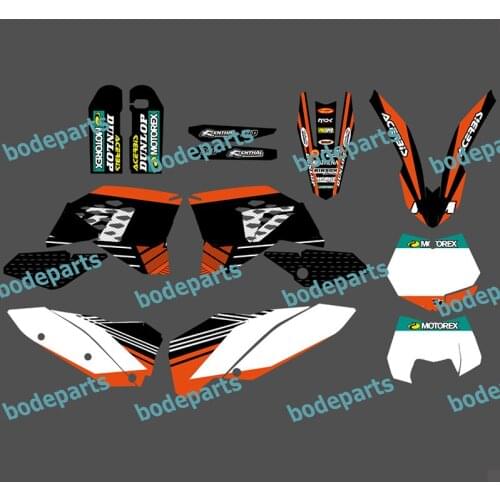 Motorcycle Motor Bike KTM all Model 125-525 Decal Sticker Graphics For KTM SX SXF EXC XC 2005 2006 2007 2008 2009 2010 2011