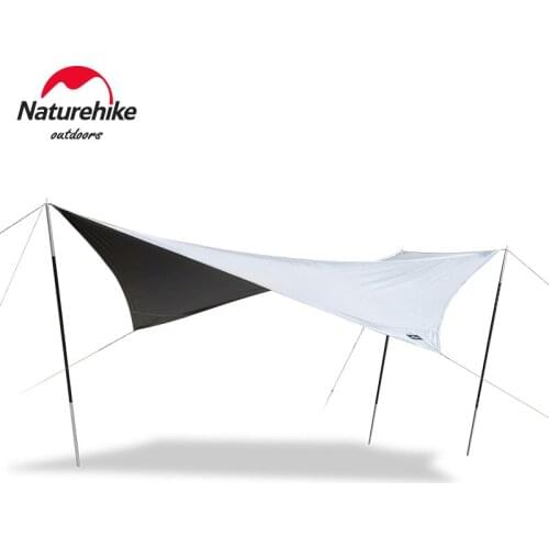 Naturehike Outdoor Sun Shelter Camping Pentagonal Waterproof Sunshade Family Tent Black Glue Coating For Hiking Picnic Travel