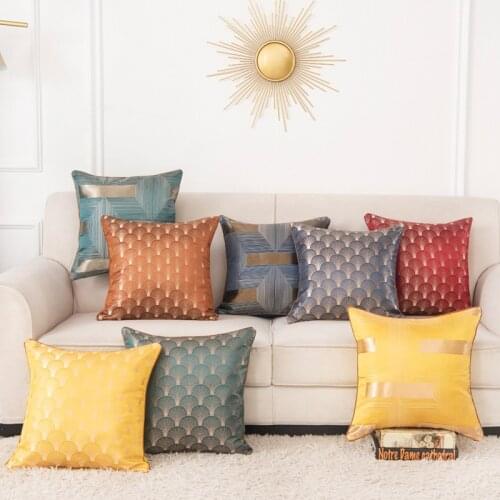 Nordic Simple Luxury Geometric Series Spandex Pillow Cover Home Decoration