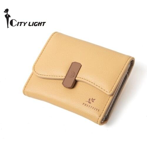 New Brand Designer Small Wallet Hasp Wallets Women Clutch Ladies Purse Coin Pocket Card Holder Female Short Carteras With Zipper