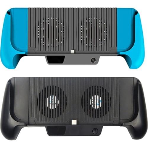 For Switch Lite Console Cooling Charging Grip Cooler Charger Stand Dock with Kickstand Holder for Nintend Switch Game Controller