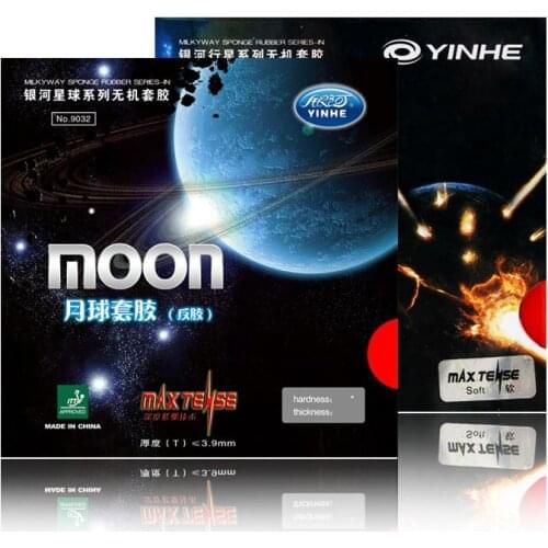 Original Galaxy Milky Way Moon SPEED Max Tense No Factory Tuned pips in Table Tennis Rubber With Sponge for Ping Pong Rack