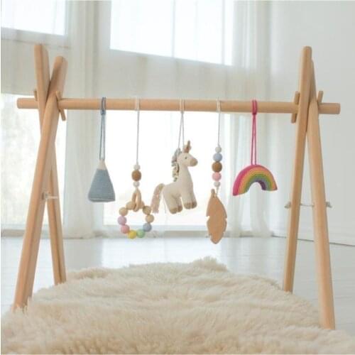 Designed Natural Wood Baby Exerciser Playground Toys Are Not Included. #100 made of wood with Handwork üretilmektedir