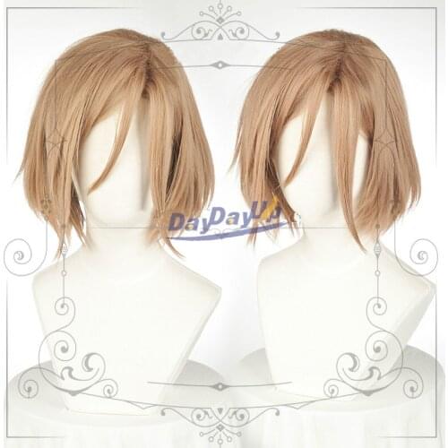 Hand Tour A3! Settsu Banri Brown Short Cosplay Role Play Heat Resistant Synthetic Hair Carnival Halloween Party + Free Wig Cap