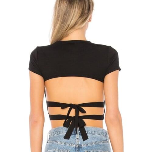 Женские однотонные футболки WALKSO China At AliExpress