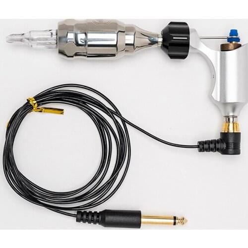 1pcs Premium Quality Silicone Soft Tattoo RCA Connector Cords for Rotary Tattoo Machines 2m Tattoo link line diameter is 1.8mm