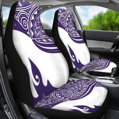 2pcs/Set Car Seat Covers Polynesia Printed Durable Vehicle Seat Covers Anti-Slip Car Accessories Automobile Seats Protector 2021