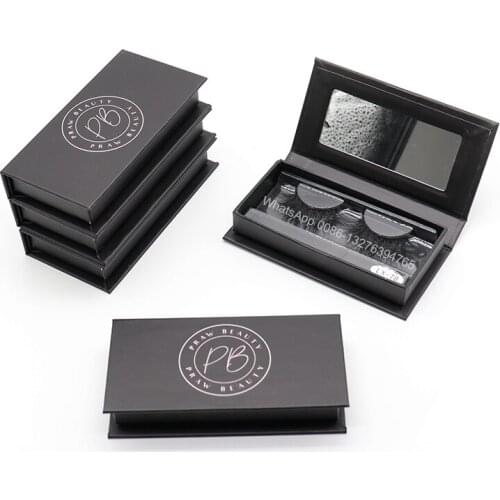 25MM Long Mink Eyelashe Empty Box Wholesale Mink Eyelash With Packaging Dramatic Lashes Makeup Tools Custom Lashbox Case