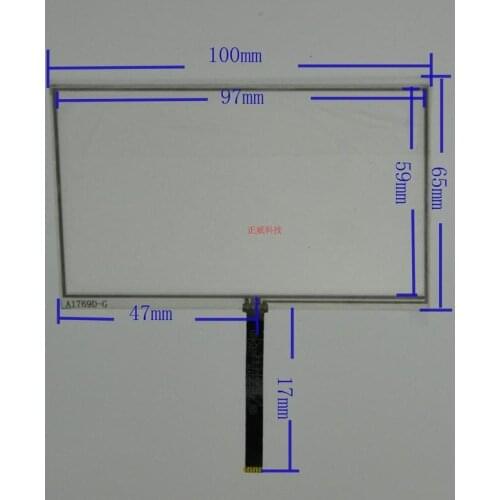 4.3-inch six-wire resistive touch screen 100 * 65MM MP4 MP5 A1769D-G VX530