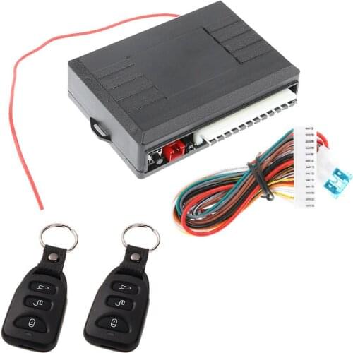 Car Alarm Systems Auto Door Lock Vehicle Keyless Entry Keychain Alarm System With Remote Car Styling Controller Universal