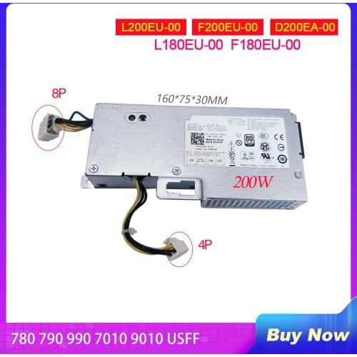Power Supply for Dell 780 790 990 7010 9010 USFF L200EU-00 F200EU-00 D200EA-00 C0G5T 1VCY4 K350R 6YWW7 L180EU/F180EU-00