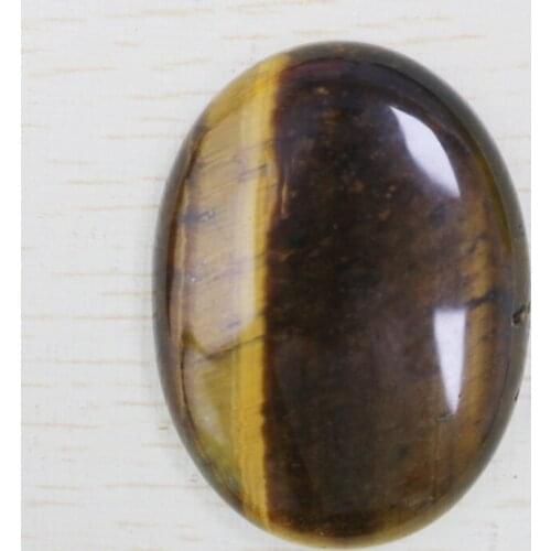 Natural Tigerite Eye Stone Bead Oval CAB Cabochon No Drill Hole Beads for DIY Jewelry Accessories 30x40mm 10pcs/lot Free Shippin
