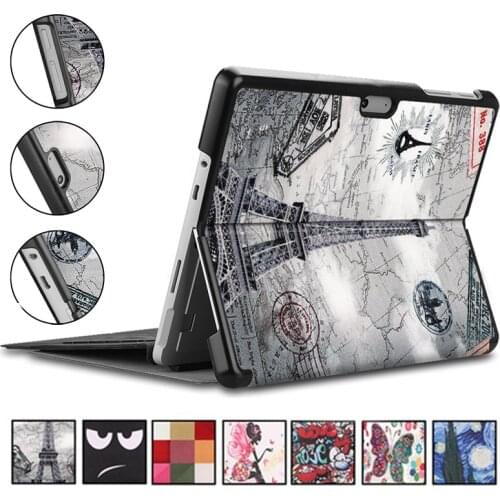 Leather Case For Microsoft Surface Go 2 10 inch Funda Case For Surface Go 2 Case Folding Stand PU Leather Protective Shell