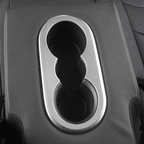 For VW Volkswagen Golf 8 MK8 2020 2021 For Tiguan 2017 2018 2019 Rear Seat Water Cup Holder Frame Covers Trim Decorative Sticker