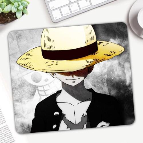 One Piece Mouse Pad Computer Gaming Mouse Pad Non-slip Rubber Small Size Office Laptop Desk Mice Mat Office Decoration Desk Mat