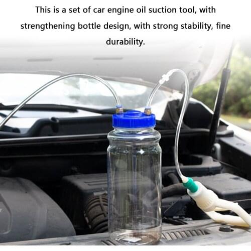 2L Car Engine Oil Manual Suction Pump Universal Oil Change Machine Vacuum Pump Automobile Maintenance Tool