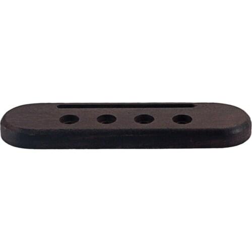 Rosewood 4 String Guitar Bridge for Ukulele Uke Accessories 14mm Spacing