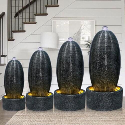 Zq Simple Modern Water Fountain Living Room and Home Decorations Room Decoration TV Cabinet next to Floor Ornaments