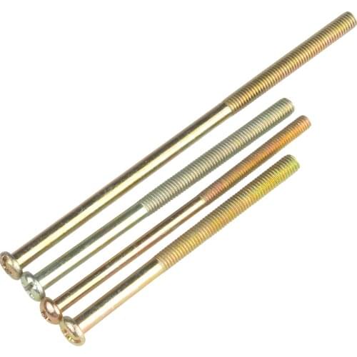 Phillips Cross Recessed Pan Head Machine Long Screw Metric Thread Round Head Bolt M3 M4